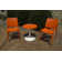 Caiyah 2 - Person Patio Dining Set with Extendable Round Table
