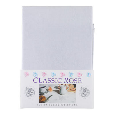 Bordered Damask Tablecloth