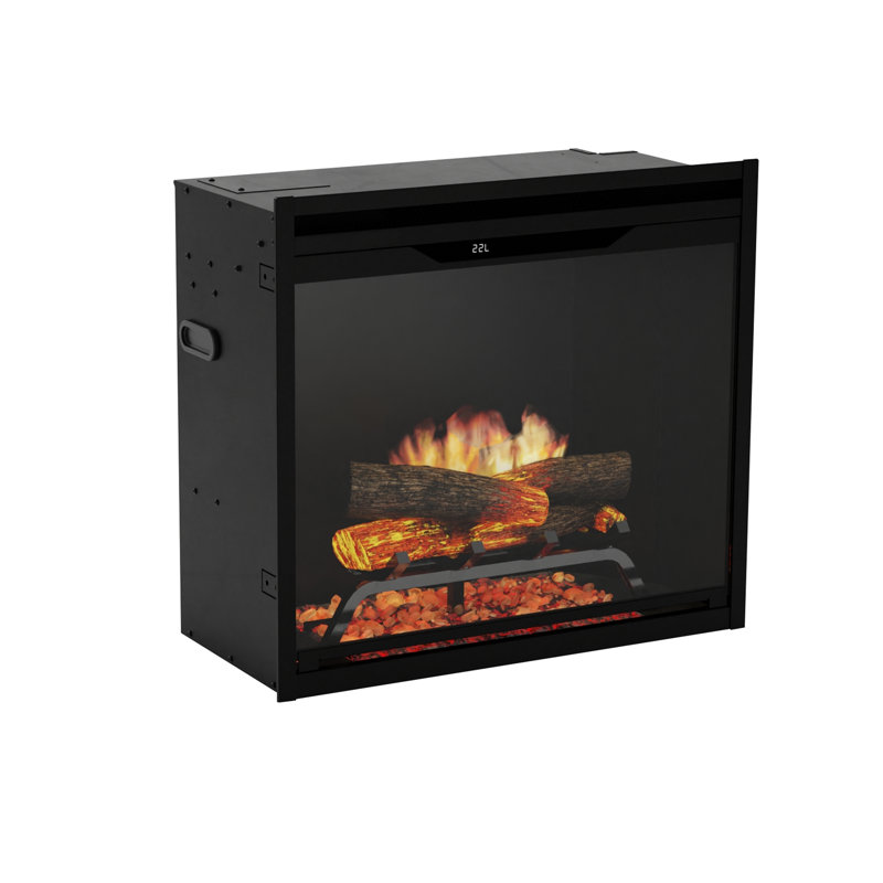 Dimplex 24" Revillusion Built-In Electric Firebox Black Background, 24" W, Black