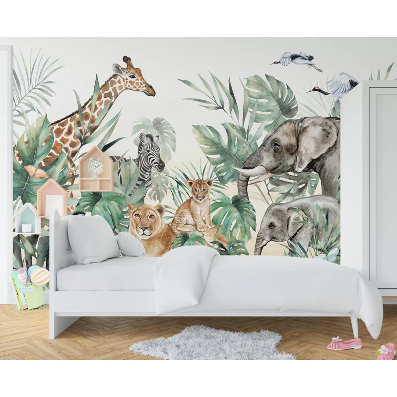 Safari Whispers: Jungle Friends, L 72 po x l 108 po