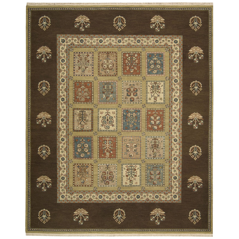 Willmot Wool Oriental Indoor Rug, Rectangle 8'6" x 11'6"