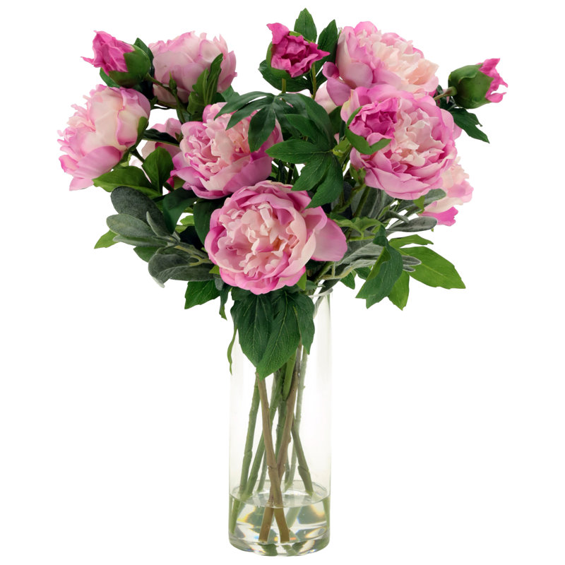 Luscious Peony Vase - 20 Inches, Lavender