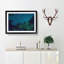 Stars over a Forest in Canada - Picture Frame Graphic Art Print-55730689-55730692
