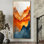 Novaleah Fading Autumn Mountain Landscape I - montagnes, art mural encadré