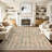 Washable Area Rug Boho Non-Slip Insect Botanical Carpet for Living Room, Bedroom, Dining Room, Playroom, Office – Indoor Throw Rug, Farmhouse Home Decor, Under Table Brown 5*7-1451897927-1451897929