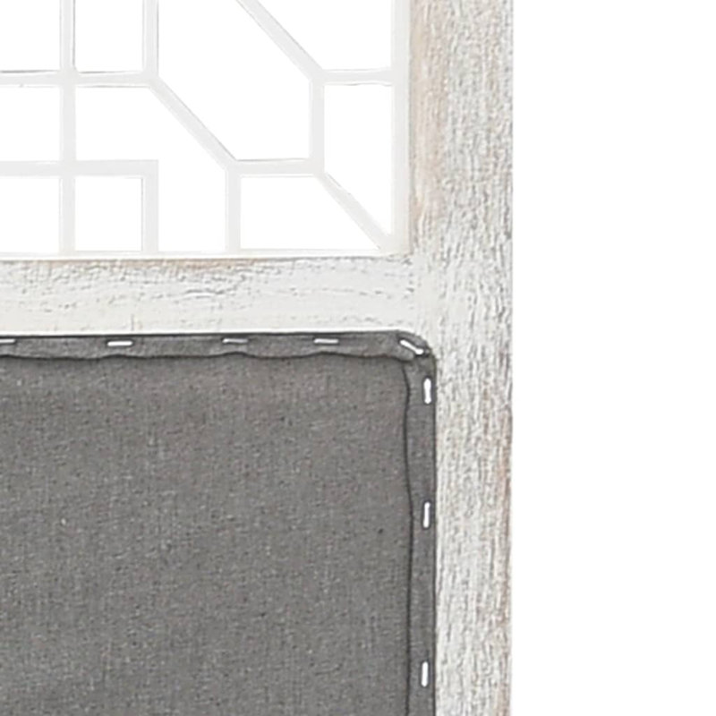 Tion 165cm H Folding Room Divider, Grey, 6