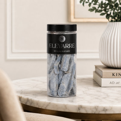 Élégant matériau de remplissage en pierre brute en résine de sélénite pour la décoration intérieure - objet de décoration de bureau ou de salon - 8 po