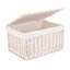Wicker Extra Large Lined Storage Hamper Basket-2147190324