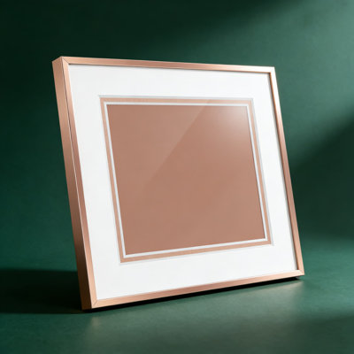 Premium Rose Gold Diploma Frame 15X18 With Mat For 11X14 Certificates - High End Metal Graduation Degree Display With Tempered Glass And Wall Hanging Kit
