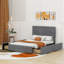 Lit plateforme tapissier double Lilianna-359818032