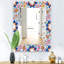 Miroir mural 19 bohémien et éclectique fleur-40097012