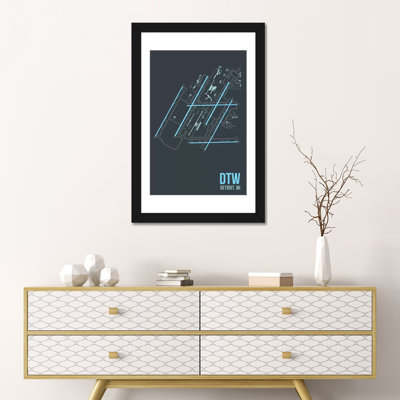 «Detroit Metropolitan», impression sur toile