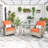 Rattan Outdoor Sofa 11-piece Set With Fire Pit-314973084-288189918
