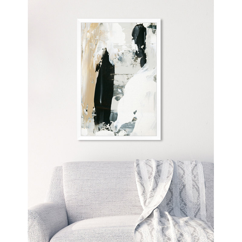«Warm Greys», reproduction d'art, H 47 po x l 32 po x P 1,2 po, Papier encadré blanc