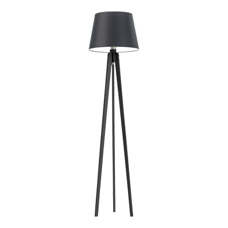 Araby 158cm Tripod Floor Lamp, Black, Black
