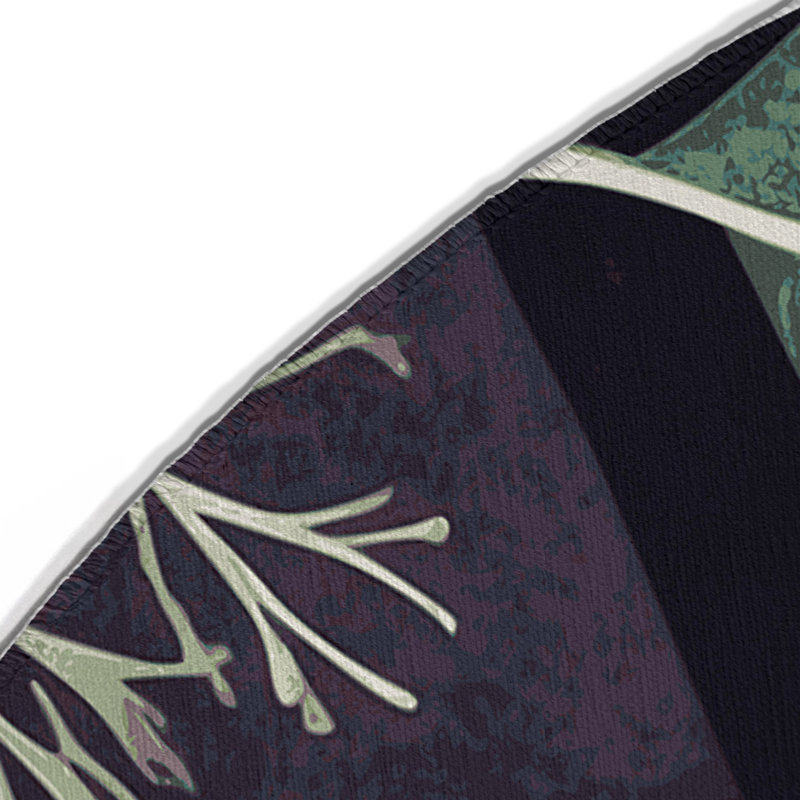 Tapis intérieur et extérieur Radiant Thicket, Rond 5 pi