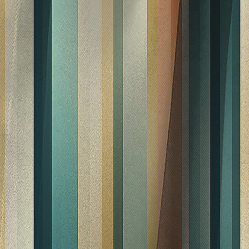 Rideau occultant rayé Green Industrial Chic Striped Patterns II - 1 panneaux, L 52 po x L 84 po
