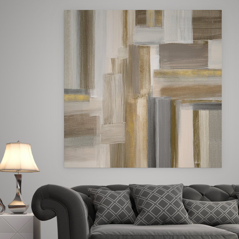 « fields ii », reproduction de peinture à l’huile sur toile tendue, H 40 po x l 40 po x P 1,5 po