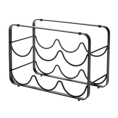 Seger Tabletop Wine Bottle Rack in Black