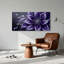 Fleur mauve, reproduction d'art sur toile, ensemble de 1-129349625-129349626