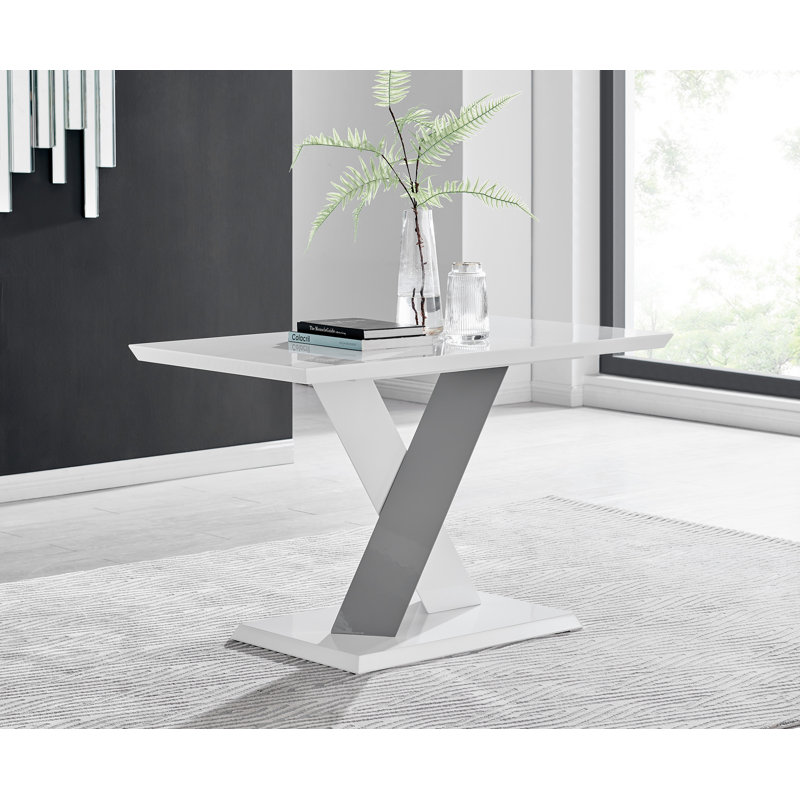Eubanks 5 - Piece Dining Set, Grey/Silver
