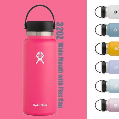 999KILL Hydro Flask Water Bottle 32Oz Wide Mouth with Leak Proof Flex Cap