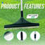 Adjustable Push Brooms with Replaceable Head