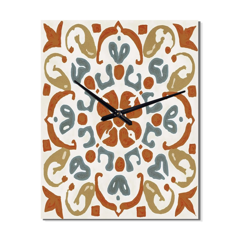 Jefre - Très grandes horloges murales à carreaux abstraits, Grand