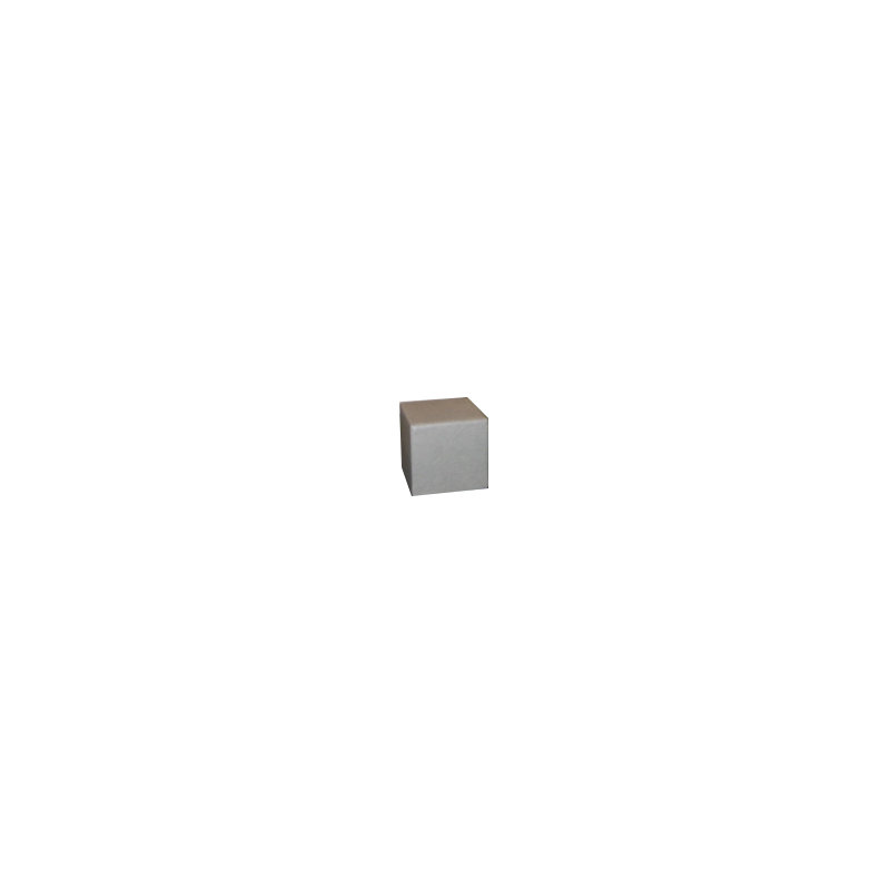 Dots Outdoor Ottoman, Steel Gray