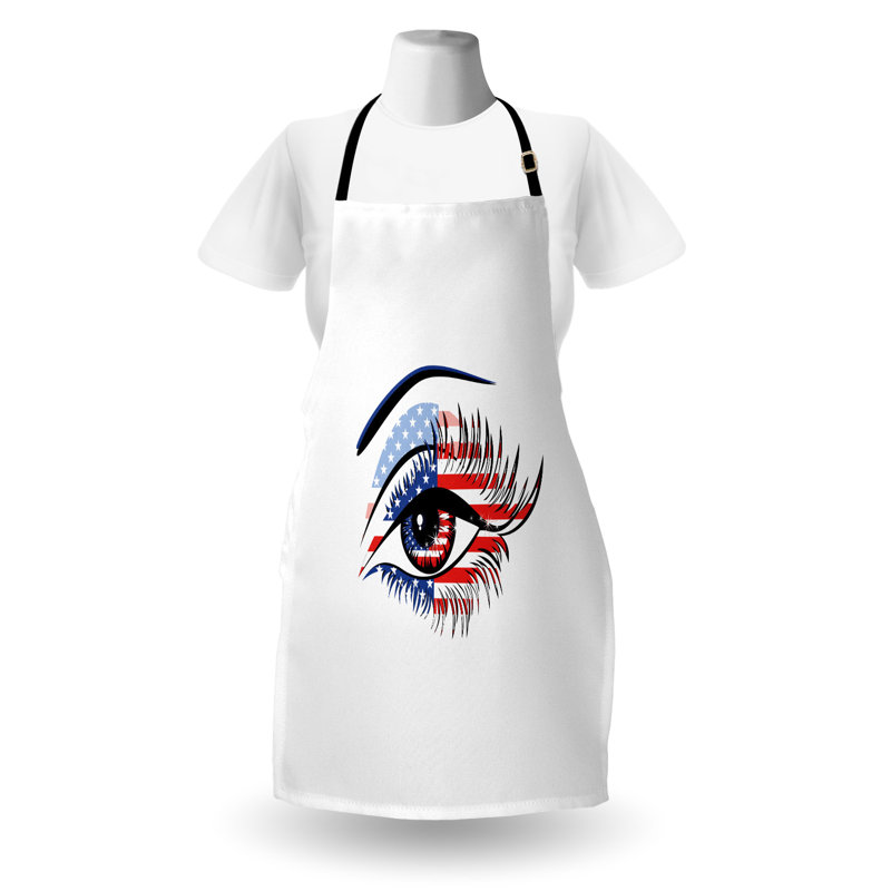 No Pattern Bib Apron