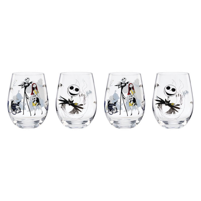 Lenox The Nightmare Before Christmas Assorted Tumblers, Set Of 4