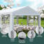 Galvanized Steel Party Tent - Heavy Duty Wedding Tent with 4 Sandbags-93565542