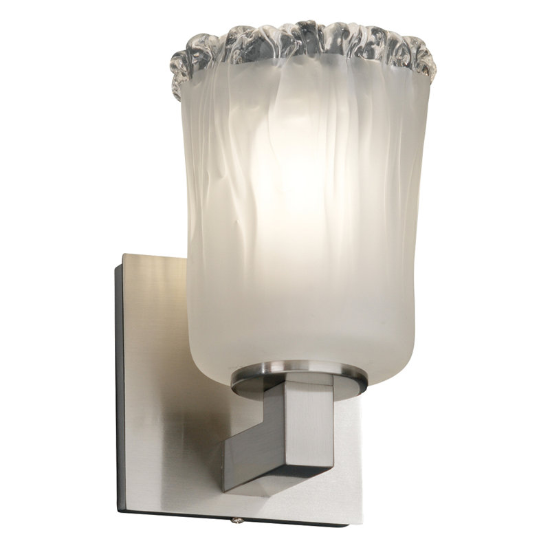 Appliquee à bras en nickel brossé 1 lumières Sahiry