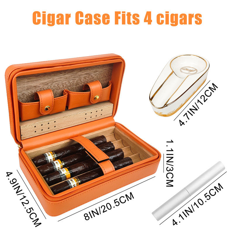 Étui à cigares, coupe-cigares de voyage