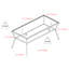 Table basse à 4 pieds avec rangement Howell-946501645
