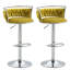 Tabouret de bar pivotant avec dossier Ginko-882844513-879315297