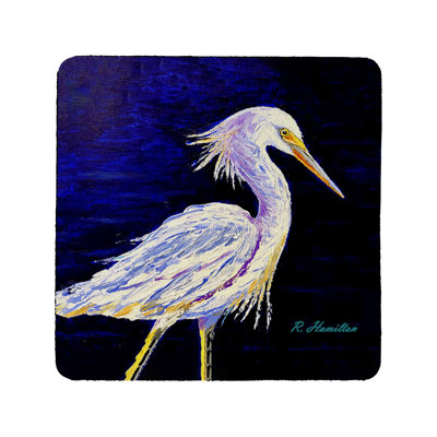 Rubber Square 4 Piece Coaster Set