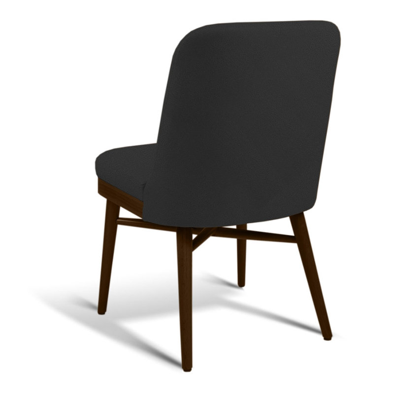 Chaise d'appoint Matteo, Gris / brun