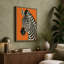 Zebra in Profile Graphic - Wrapped Canvas-1334229530-1334229531