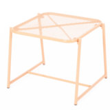 Jabreya Rectangular Iron Outdoor Side Table