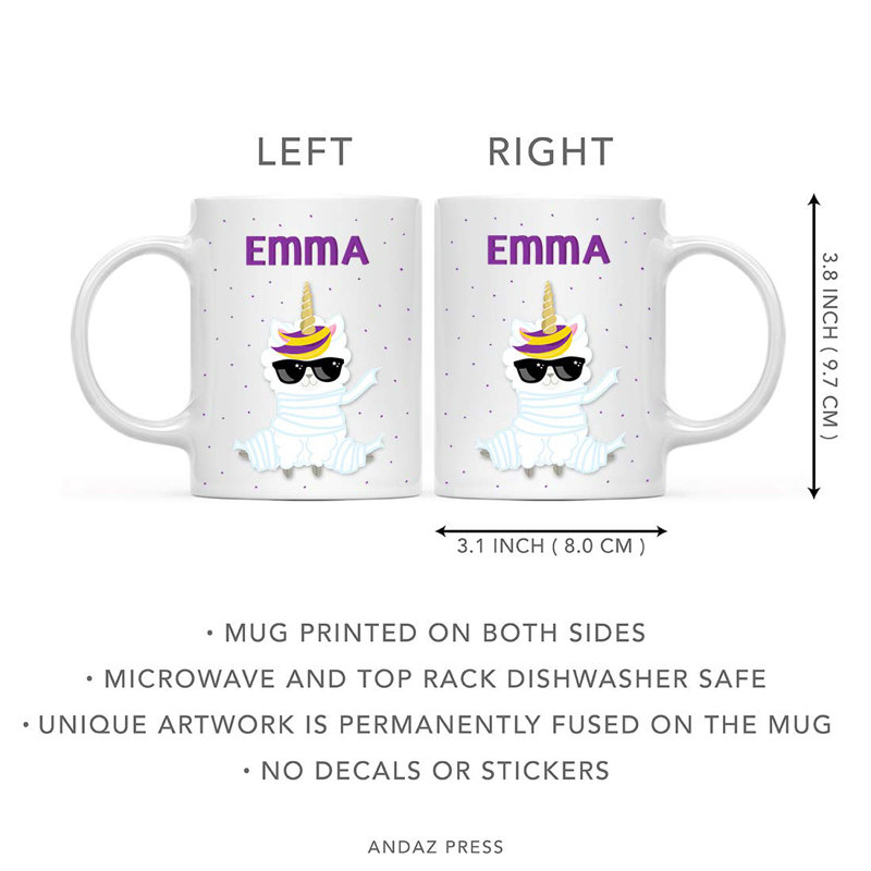 Grande tasse à café personnalisée Barrigan, Oui