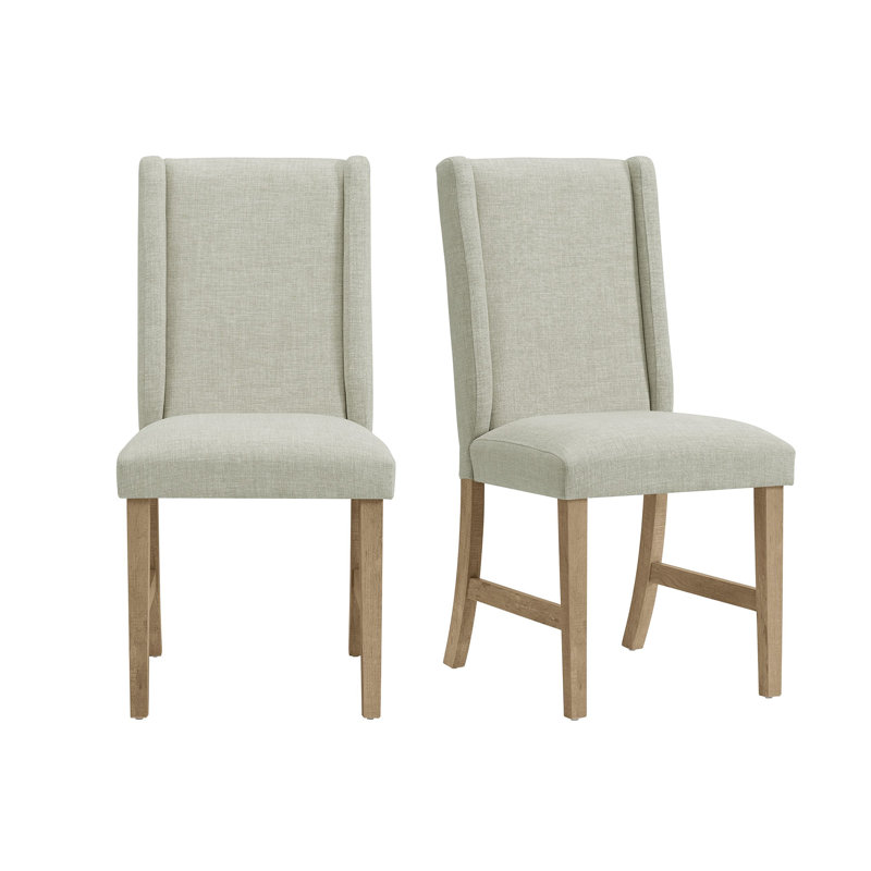  Chaise d'appoint de salle à manger Holmes en tissu brun (2 par carton) Holmes