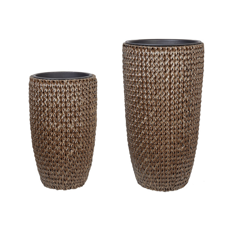 Althera Handmade Pot Planter, Brown
