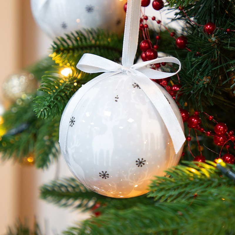 15.5cm Solid Colour Shatterproof Bauble