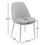 Chaise en velours Wallace-621910535