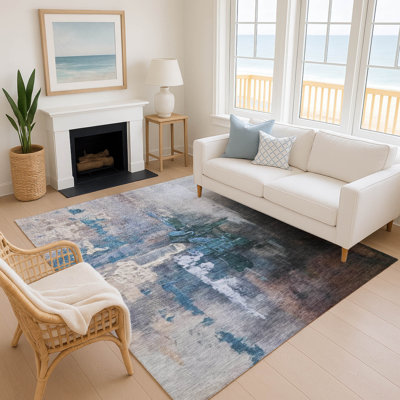 Premium Machine Washable Mayfield AMF2157 abstract Rug