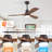 Nicola 52'' 3 - Blade Modern Ceiling Fan with Remote Control and Light Kit-1141924994