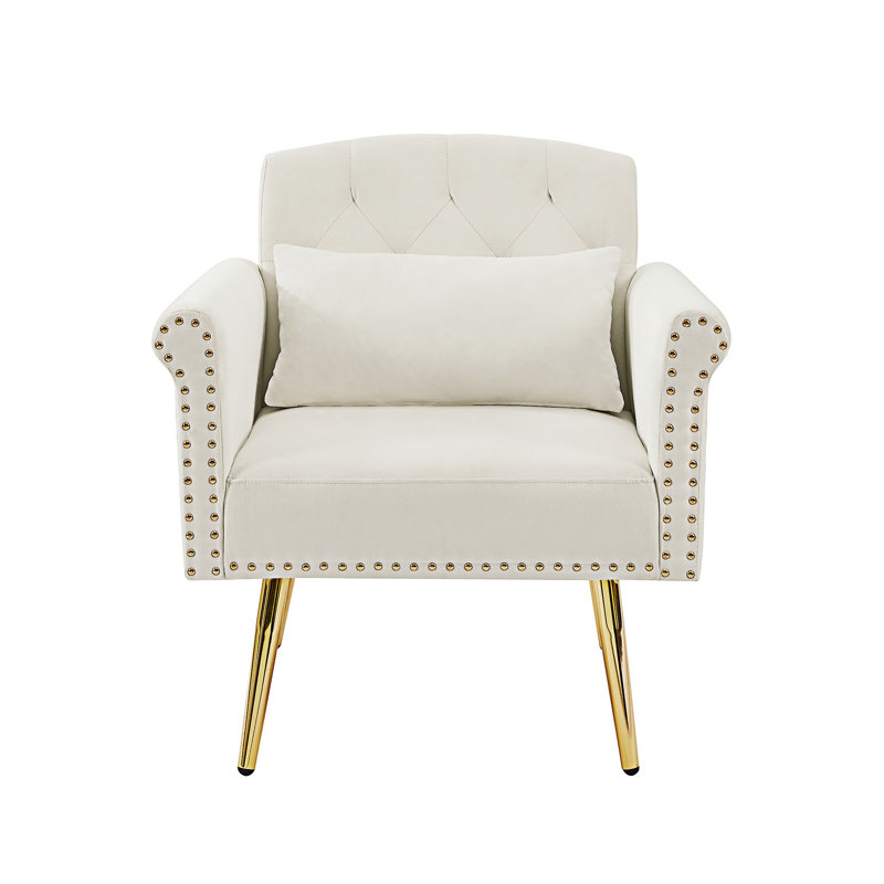 Chaise d'appoint rembourrée