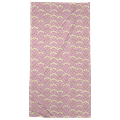 Serviette de plage lineed chevrons Stephenie