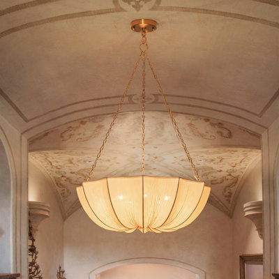 5 - Light Dimmable Bowl Chandelier